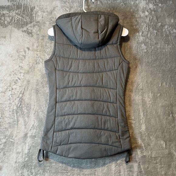 Calia Ruched Knit Vest Castlerock Gray Size Small New - Picture 3 of 7